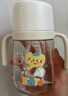 小土豆（potato）PPSU吸管奶瓶4个月以上大宝宝带手柄重力球奶嘴240ml 奶油白 实拍图