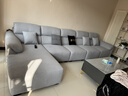 酷比得2026新款现代简约奶油风沙发客厅转角贵妃组合猫抓布艺沙发 4.02米单扶手单位+单人位*3+贵妃 (尊享版云端坐感)御感猫抓布 实拍图
