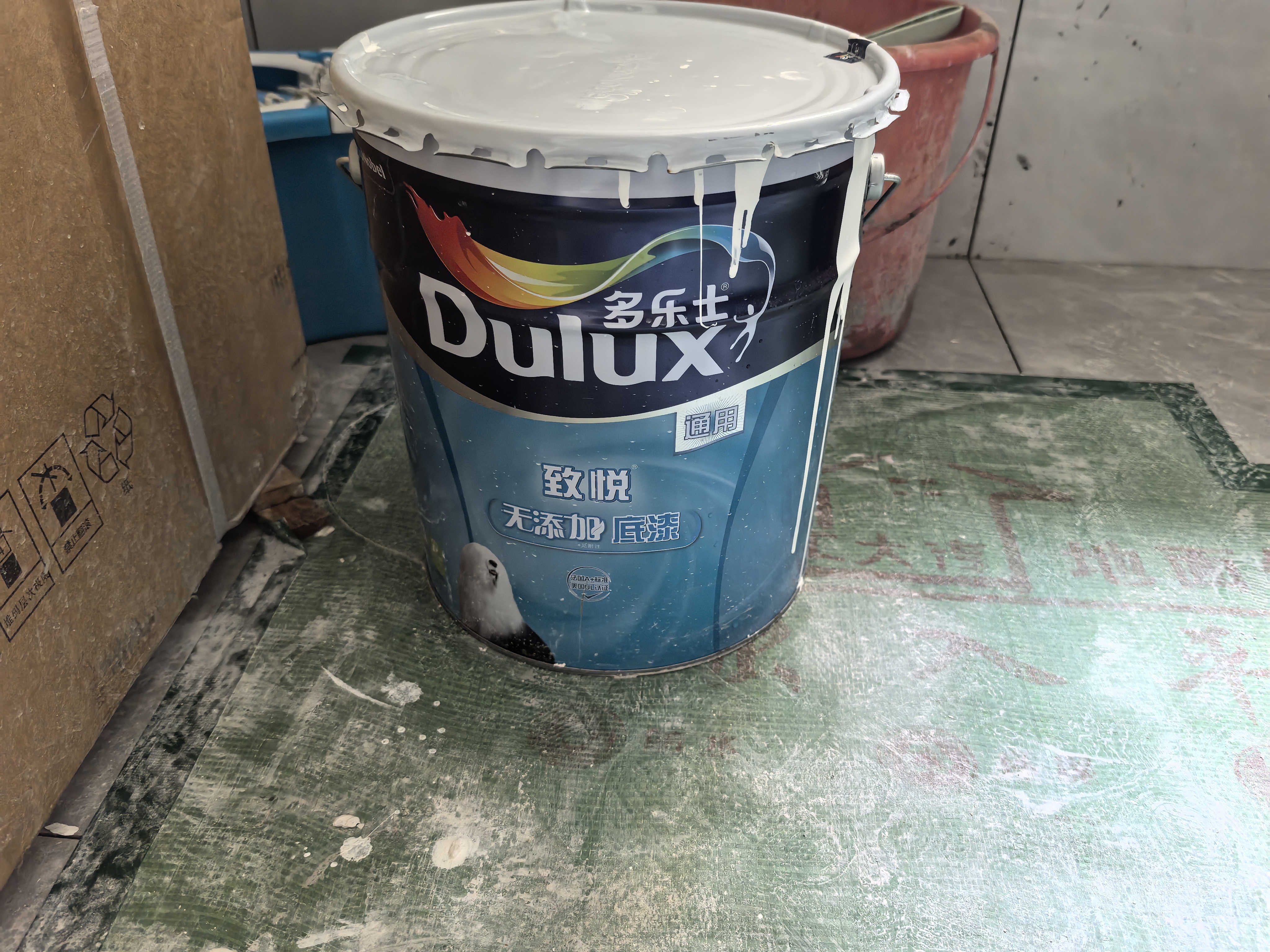 多乐士（Dulux）乳胶漆净味防霉抗菌墙面漆室内墙漆翻新 油漆涂料自喷漆 配套底漆 A749 18L 白漆 不可调色 实拍图