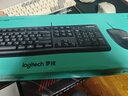 罗技（Logitech）MK120 键鼠套装 有线键鼠套装 办公键鼠套装 电脑键盘 USB即插即用 全尺寸 黑色 实拍图