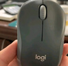 罗技（Logitech）M185鼠标 无线鼠标 办公鼠标 对称鼠标 黑色灰边 带无线2.4G接收器 实拍图