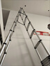 正优（UPERFECT） 伸缩梯多功能梯子家用工程铝合金折叠人字梯升降升缩直梯小楼梯 免安装+一体防滑】人字梯5.1米 实拍图