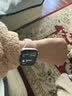 码仕适用苹果手表表带apple watch/ultra4/3/iwatch s12/11/10/9/8/7/6/SE女士硅胶亲肤小蛮腰秋冬腕带 实拍图