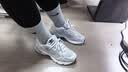 adidas JENNIE同款贝果鞋ASTIR厚底增高老爹鞋阿迪达斯三叶草   灰色   42.5 实拍图