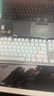 惠普（HP）GK200机械键盘有线办公游戏键盘 20种背光灯效 87键电竞键盘鼠标套装电脑外设键鼠 皎月白【红轴】冰蓝光 实拍图