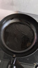 阎铁匠章丘平底锅煎锅无涂层家用铁锅烤肉煎锅牛排锅煎蛋锅老式熟铁24cm 实拍图