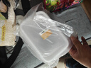 龙士达食品级饭盒微波炉专用可加热密封保鲜盒便当盒上班族带饭 1.1Lx2 实拍图