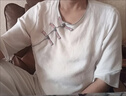 菲洛曼（FEILUOMAN）禅服佛系女春夏棉麻套装女高端亚麻中国风茶服新中式禅意居士服 灰色 XL【建议125-135斤】 实拍图