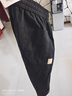 顶峰保罗（Dingfengbaoluo）纯棉休闲裤子男春夏季阔腿宽松直筒工装长裤HM9901黑色4XL 实拍图