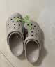 卡骆驰（CROCS）贝雅卡骆班洞洞鞋|205089 卵石色-2V3   39 (240mm)   实拍图