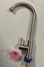 百悍厨房水龙头洗菜盆单冷净水不锈钢龙头水槽阳台高抛增压防溅水龙头 实拍图