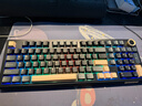 京东京造JZ990Pro三模无线蓝牙有线办公游戏键盘电竞PBT键帽RGB送男友独立数字区续航外设机械键盘鎏金黑 实拍图