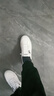 卡帝乐鳄鱼（CARTELO）鞋子男鞋2026夏季时尚休闲鞋男款潮小白鞋男士平底板鞋 白色 40 实拍图