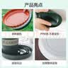 墨斗鱼花盆托底盘花盆托盘底座接水盘圆形塑料树脂加厚白色33cm*5个 实拍图