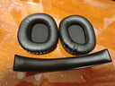 魔律适用于漫步者W800BT耳机套k830耳罩头梁垫W808BT PLUS耳机海绵套配件 W800BT黑色耳套【套入版】 实拍图