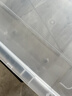 禧天龙塑料衣物收纳箱玩具整理箱车载储物箱55L 透明 1个装 带轮 实拍图