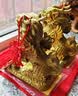 泰山祥云阁黄铜麒麟摆件财富麒麟公母一对家居客厅办公室玄关风水摆件开业 黄铜款中号一对(高12cm) 实拍图