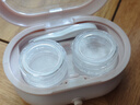 LESCA LUNETIER隐形眼镜清洗器美瞳盒子全自动清洁超声波电动仪器便携 可爱粉 实拍图