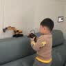 易简（yijan）遥控挖掘机玩具车男孩儿童汽车挖土工程无线合金挖机模型生日礼物 实拍图