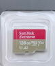 闪迪（SanDisk）128GB TF(MicroSD)内存卡 4K极速金卡A2 V30 U3行车记录仪 运动相机无人机 监控存储卡 读190MB/s 实拍图