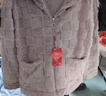 浪莎睡衣女秋冬季加厚珊瑚绒家居服两件套可外穿拉链立领女士暖绒套装 实拍图