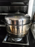 苏泊尔（SUPOR）304不锈钢7.0L压力锅24cm【3-5人可用】快煮防爆高压锅电磁炉通用 实拍图