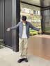 波司登26秋季男士轻薄羽绒服短款立领排骨条保暖外套B260135005 实拍图