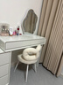 梳妆台卧室简约奶油风实木化妆桌高级感斗柜书桌一体转角可伸缩 奶油白【送货上门包安装】 1米+0.6米3斗柜+妆镜+妆椅 实拍图