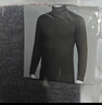 优衣库男装HEATTECH EXTRA WARM混纺两翻领T恤9分袖9%羊绒481442 487484/09黑色 M 实拍图