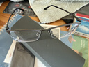 普莱斯（pulais）近视眼镜框可配度数纯钛金属高端商务半框超轻8g男士眼镜架19897A 实拍图