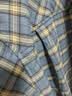 优衣库法兰绒格纹衬衫/长袖女装衬衣481172 63 天蓝色 3XL /170/108C 实拍图
