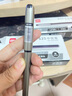 得力(deli)0.5mm黑色中性笔水笔签字笔 金属质感软胶握手12支/盒 实拍图