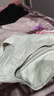 猫人内裤女高腰石墨烯抑菌纯棉裆女士内裤无痕收腹提臀三角裤大码短裤 浅灰+杏色+灰绿+豆粉 4条 L （建议95-105斤） 实拍图