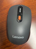联想（Lenovo） 无线蓝牙双模充电鼠标 蓝牙5.0/3.0 便携办公鼠标人体工学设计 Howard风暴灰充电版 实拍图