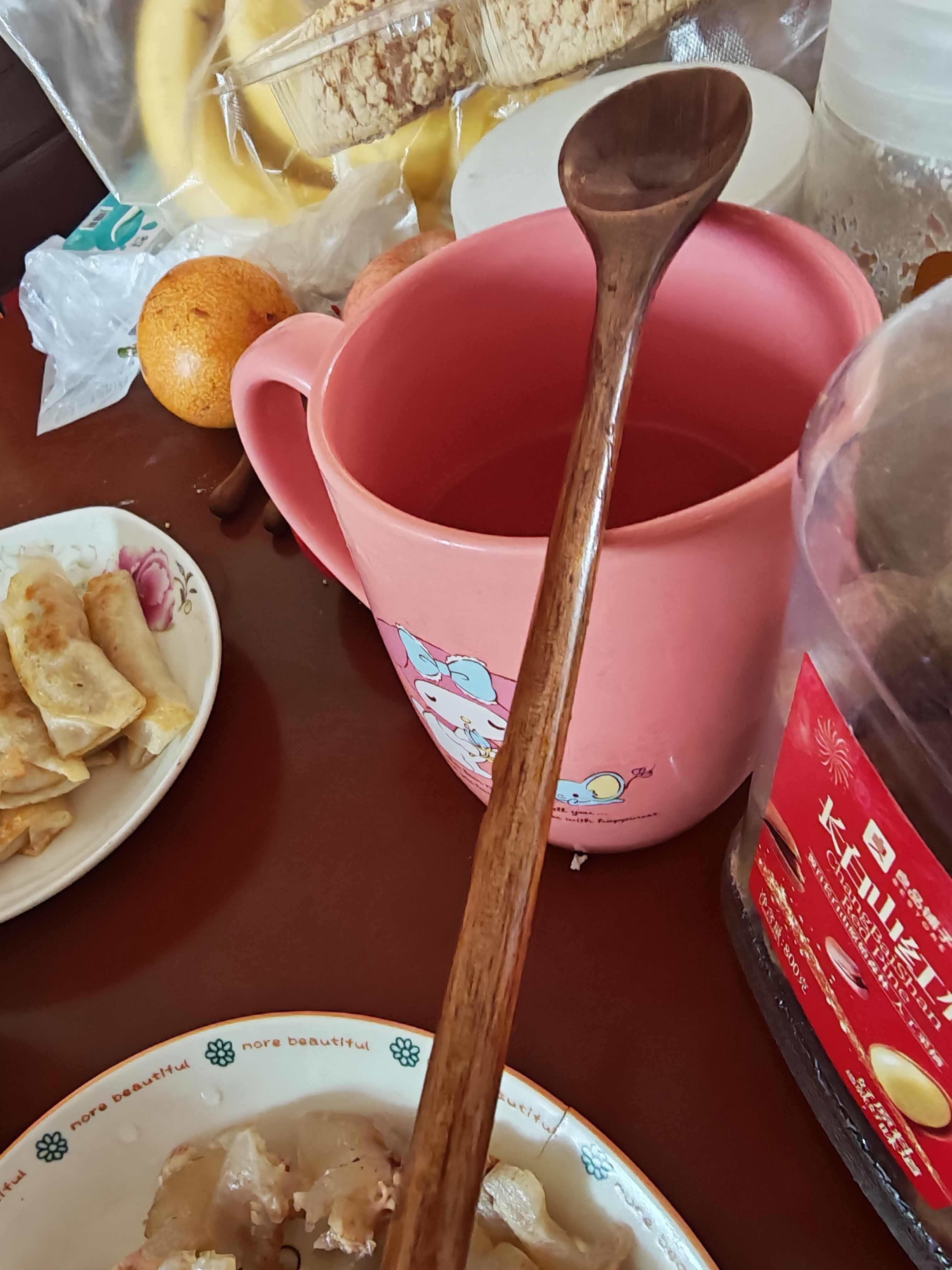 onlycook楠木勺子 日式长柄搅拌勺甜品勺咖啡小勺子 宝宝喂饭勺小调羹 实拍图