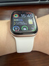 Apple/苹果 Watch S11 智能手表GPS款42毫米玫瑰金色铝金属表壳淡桃粉色运动型表带M/L MEUP4CH/B 实拍图