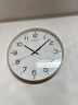 康巴丝（Compas）挂钟客厅钟表 简约石英钟表挂墙时钟 3294A 金色 实拍图