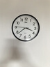 康巴丝（Compas）挂钟客厅 静音走时简约石英钟表挂墙时钟 c2855 黑色 26cm直径 实拍图