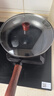 阎铁匠章丘平底锅煎锅无涂层家用铁锅烤肉煎锅牛排锅煎蛋锅老式熟铁28cm 实拍图