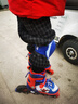 迪士尼（Disney）轮滑鞋儿童溜冰鞋男女童滑冰鞋初学可调直排蜘蛛侠旱冰鞋送礼物 实拍图