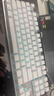 惠普（HP）GK200机械键盘有线办公游戏键盘 20种背光灯效 87键电竞键盘鼠标套装电脑外设键鼠 皎月白【红轴】冰蓝光 实拍图
