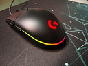 罗技（G）G102第二代游戏鼠标 RGB流光灯效鼠标 轻量化  游戏级8000DPI传感器 黑色 200-8000DPI 实拍图