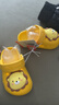 牧童儿童拖鞋夏男宝宝洞洞鞋软底女童卡通洗澡婴幼儿家居鞋奶狮黄140 实拍图