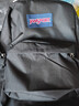 JANSPORT杰斯伯双肩包女学生旅行包26L旅行轻便透气书包男背包 4QUT008爵士黑/经典黑-侧边袋 实拍图