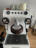 格米莱（Gemilai）【品牌会员日】双瞳G3145B咖啡机 家用商用半自动咖啡机小家电意式浓缩 1L蒸汽锅炉 【蒸汽锅炉+自动打奶+升级大功率】3145B绵云白 实拍图
