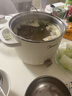 美的（Midea）电煮锅 0涂层不锈钢 宿舍小电锅 多功能家用宿舍泡面小火锅 2.6L蒸煮一体电热锅 XZC2066G 配蒸笼 实拍图