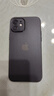 POZZO适用苹果12手机壳 iphone12保护套镜头全包超薄透明磨砂防摔软壳男女款 深空黑 实拍图
