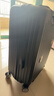 梵地亚行李箱男24英寸万向轮拉杆箱大容量旅行箱飞机密码箱女皮箱子黑色 实拍图