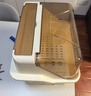 纳份爱厨房置物架碗碟架水杯沥水架碗柜收纳餐具柜筷子笼带盖多功能架 【顶盖奶油】大号5口之家 【品牌特供】免组装收货即用 实拍图