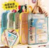 三年二班X尼维优品美术袋L型科目袋拉链网纱手提科目分类文件夹文件袋学生试卷收纳袋手提袋 粉色开学文具 实拍图